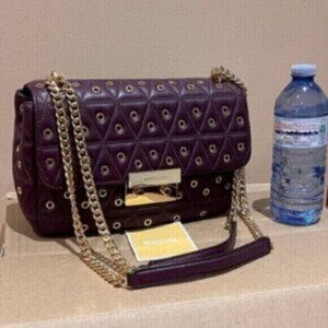 Michael Kors  * quilted crossbody satchel  bag purse handbag  EUC